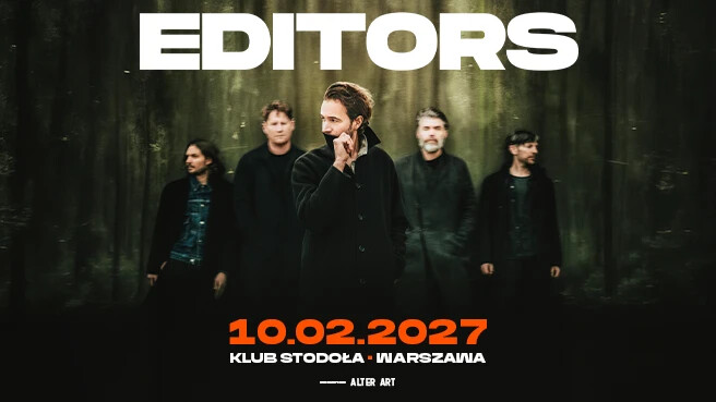 Editors, plakat wydarzenia