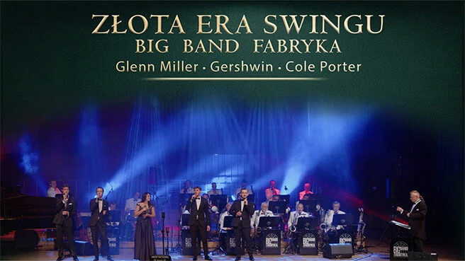 Złota Era Swingu - Big Band Fabryka, plakat wydarzenia
