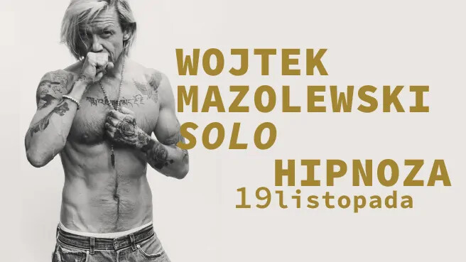 Wojtek Mazolewski Solo, plakat wydarzenia