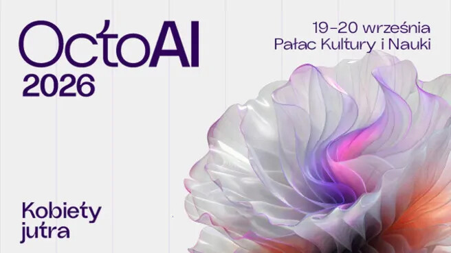 OCTO AI 2026 - Kobiety jutra - Największy certyfikowany Kongres AI dla Kobiet, plakat wydarzenia