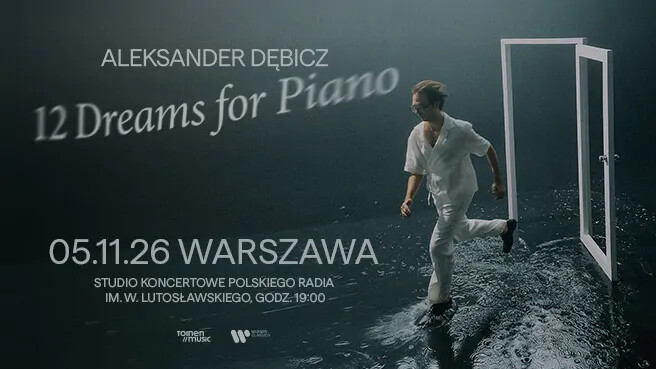 Aleksander Dębicz - 12 Dreams for Piano, plakat wydarzenia