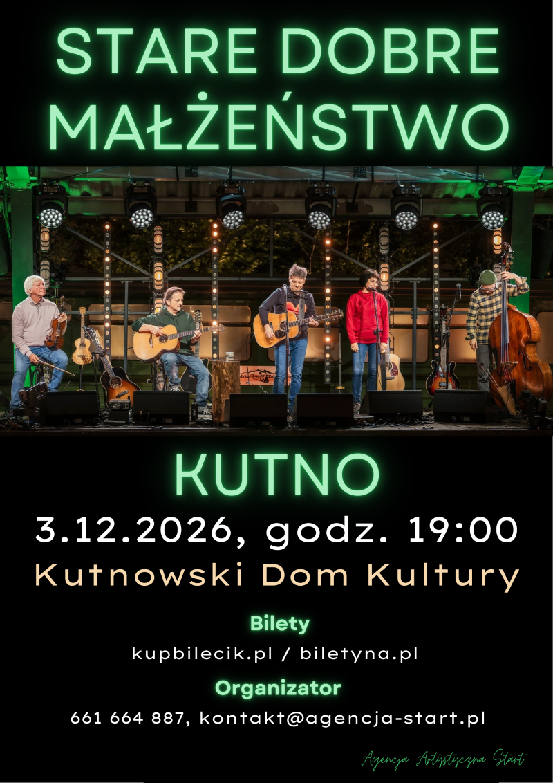 Stare dobre małżeństwo, plakat wydarzenia