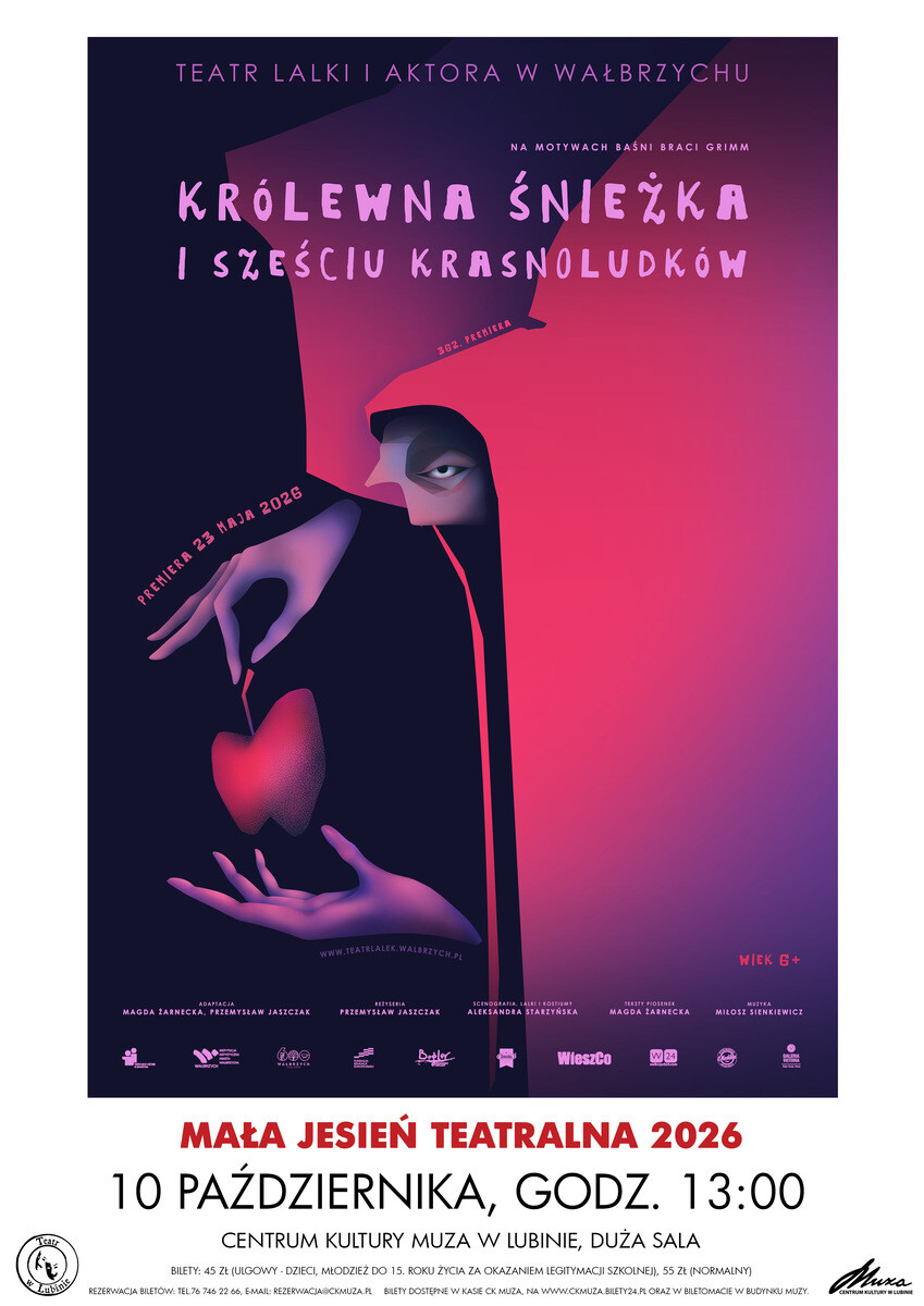 KRÓLEWNA ŚNIEŻKA I SZEŚCIU KRASNOLUDKÓW – TEATR LALKI I AKTORA W WAŁBRZYCHU