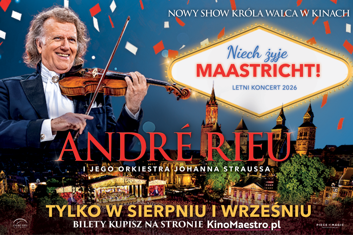 Andre Rieu NIECH ŻYJE MAASTRICHT!, plakat wydarzenia