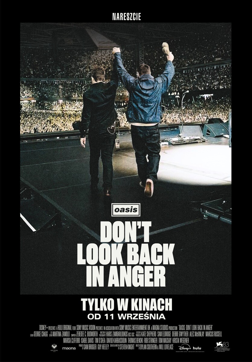 Oasis: Don’t Look Back in Anger, plakat wydarzenia