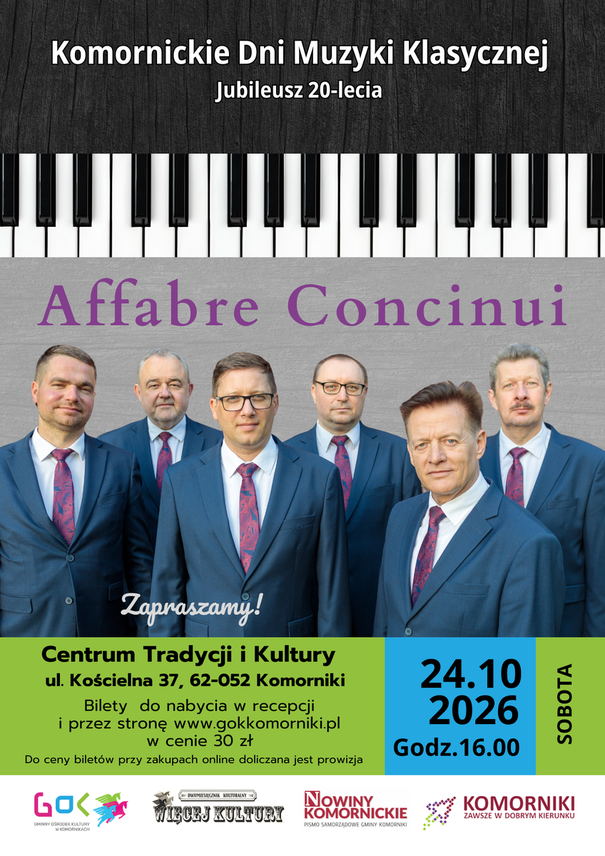 Affabre Concinui - Koncert w CTiK w Komornikach