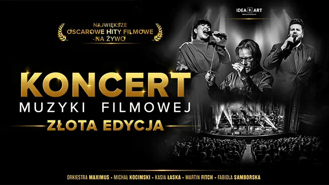Koncert Muzyki Filmowej - Złota Edycja, plakat wydarzenia