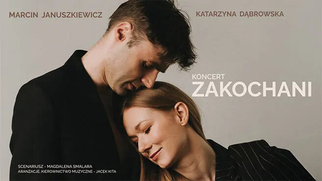 Zakochani Dąbrowska/Januszkiewicz, plakat wydarzenia