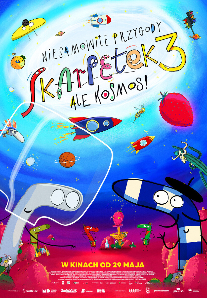 Niesamowite przygody skarpetek 3. Ale kosmos!, plakat wydarzenia