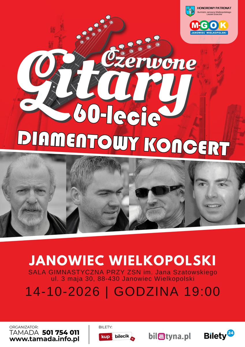 CZERWONE GITARY - 60-lecie Diamentowy Koncert | JANOWIEC WIELKOPOLSKI