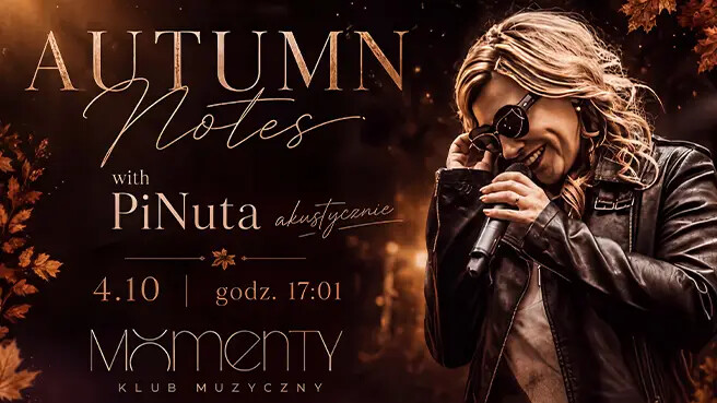 Autumn Notes with PiNuta, plakat wydarzenia