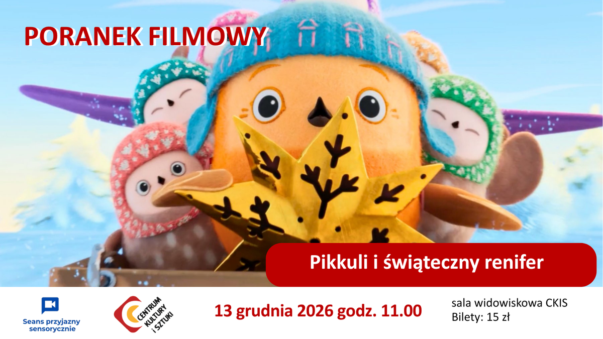 Pikkuli i świąteczny renifer, plakat wydarzenia