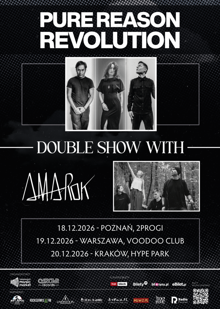 Pure Reason Revolution - Double Show with Amarok - 20.12.2026 – Kraków, Hype Park