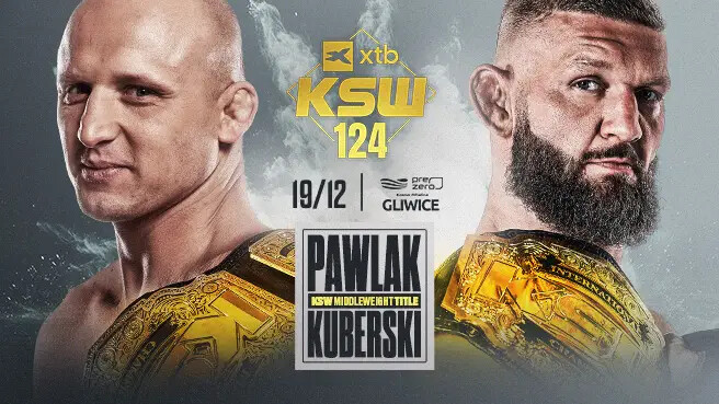 XTB KSW 124, plakat wydarzenia