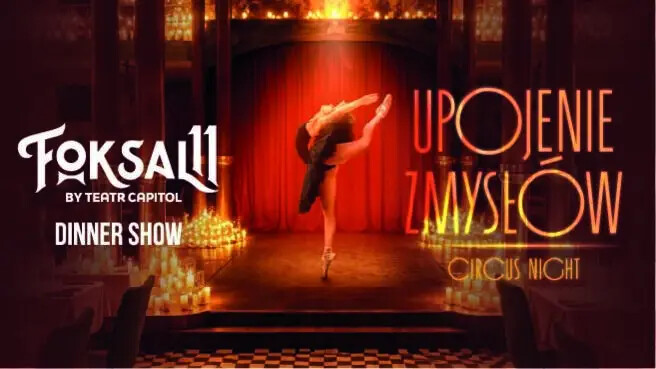 Burleska - Circus Night. Upojenie Zmysłów, plakat wydarzenia