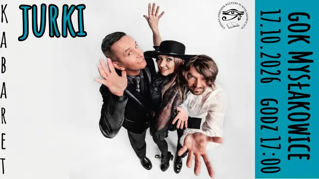 Kabaret Jurki, plakat wydarzenia