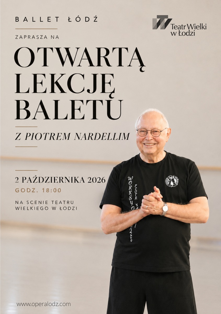 OTWARTA LEKCJA BALETU Z PIOTREM NARDELLIM