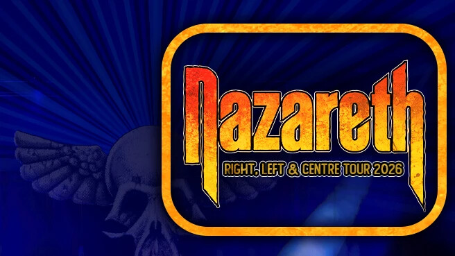 Nazareth - Right, Left & Centre Tour 2026, plakat wydarzenia