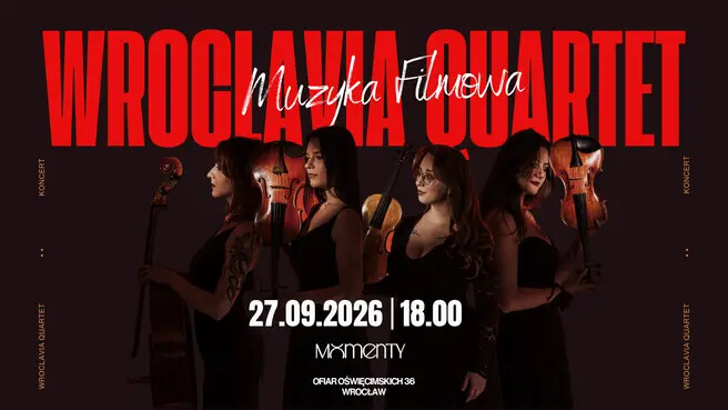 Wroclavia Quartet | Muzyka filmowa, plakat wydarzenia