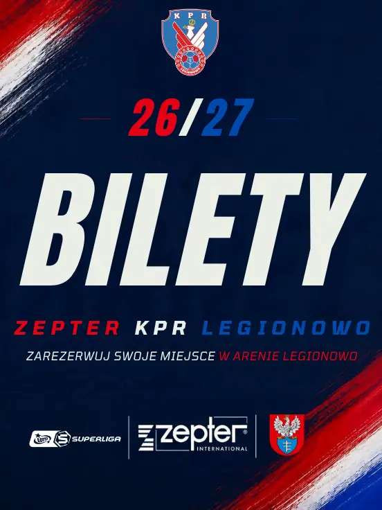 Bilety na mecze sezonu 2026/2027 z Zepter KPR Legionowo