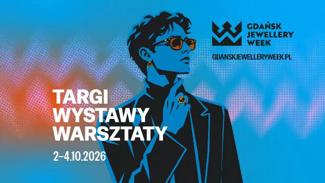Gdańsk Jewellery Week 2026 i Targi Rzeczy Wyjątkowych, plakat wydarzenia