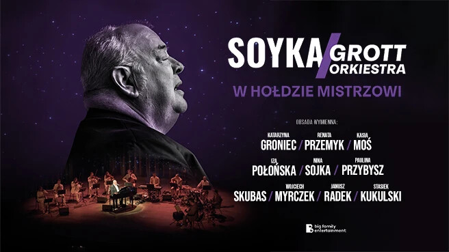 Stanisław Soyka / Grott Orkiestra – w hołdzie Mistrzowi, plakat wydarzenia