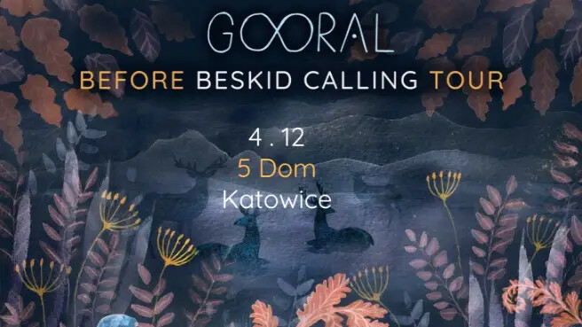 Gooral – Before Beskid Calling Tour, plakat wydarzenia