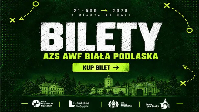 AKPR AZS AWF Biała Podlaska | Liga Centralna 2026/2027, plakat wydarzenia