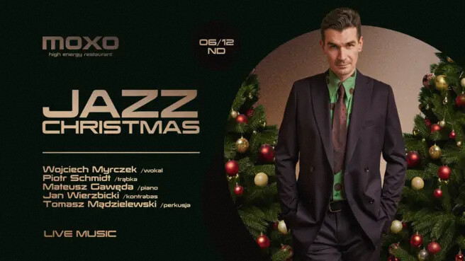 Jazz Christmas: Myrczek / Schmidt / Gawęda / Wierzbicki / Mądzielewski, plakat wydarzenia