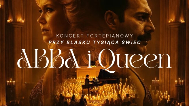 Koncert przy świecach: ABBA & Queen, plakat wydarzenia