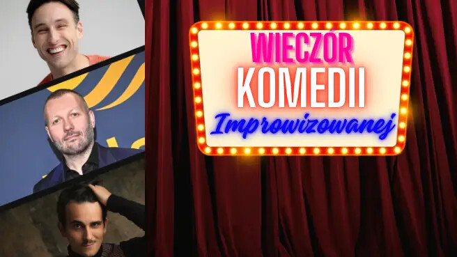 Stand-up w 58: Wieczór Komedii Improwizowanej, plakat wydarzenia