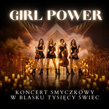 Koncert przy świecach – Girl Power, plakat wydarzenia