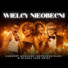 Koncert przy świecach – Wielcy nieobecni, plakat wydarzenia