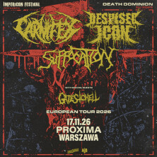 CARNIFEX + DESPISED ICON, plakat wydarzenia