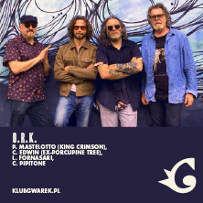O.R.k - P. Mastelotto (King Crimson), C. Edwin (ex-Porcupine Tree), L. Fornasari, plakat wydarzenia