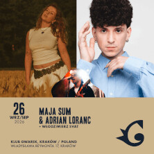 Maja Sum & Adrian Loranc | Support: Svat