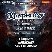 Motocultor Across Europe Tour 2027: Rhapsody of Fire + Serious Black i inni
