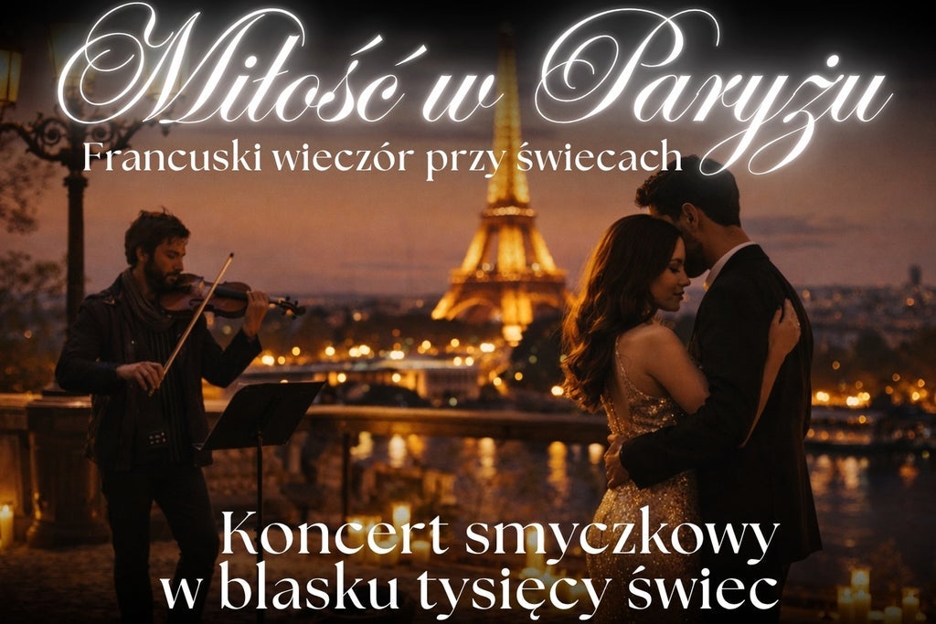 Koncert przy świecach – Miłość w Paryżu. Francuski wieczór przy świecach