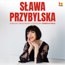 Sława Przybylska z zespołem Tango Attack, plakat wydarzenia