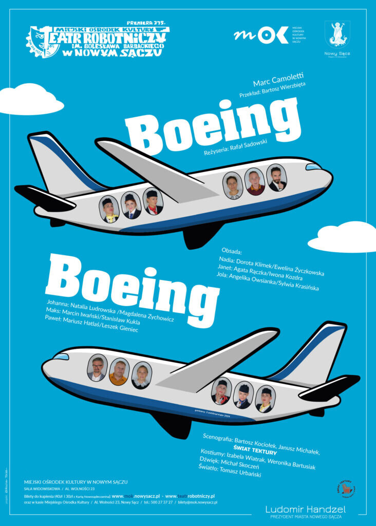 "Boeing Boeing" Teatr Robotniczy im. Bolesława Barbackiego w Nowym Sączu
