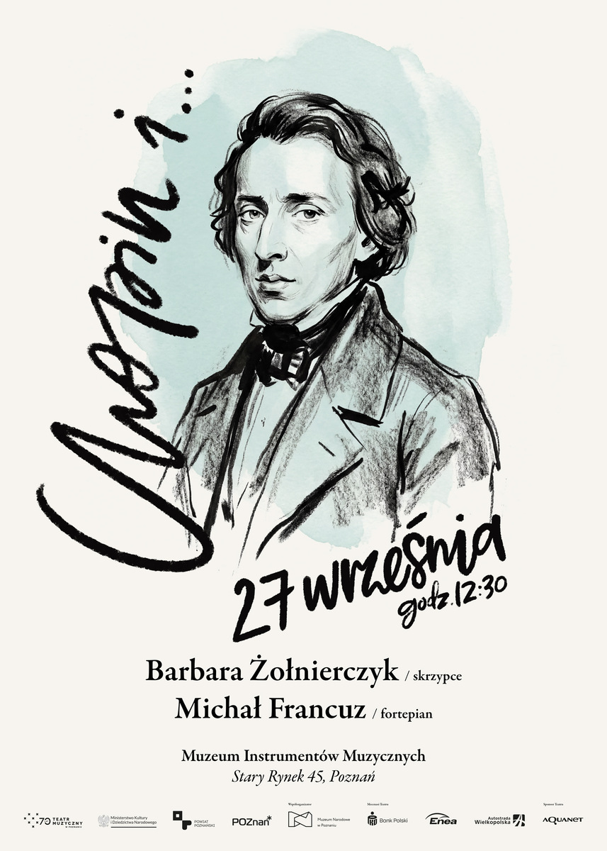 CHOPIN I... - Barbara Żołnierczyk/ Michał Francuz, plakat wydarzenia