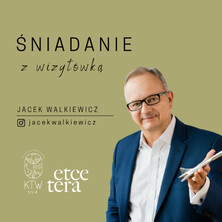 Śniadanie z Wizytówką I Jacek Walkiewicz, plakat wydarzenia