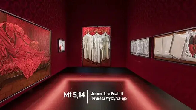 Zwiedzanie Muzeum Jana Pawła II i Prymasa Wyszyńskiego, plakat wydarzenia