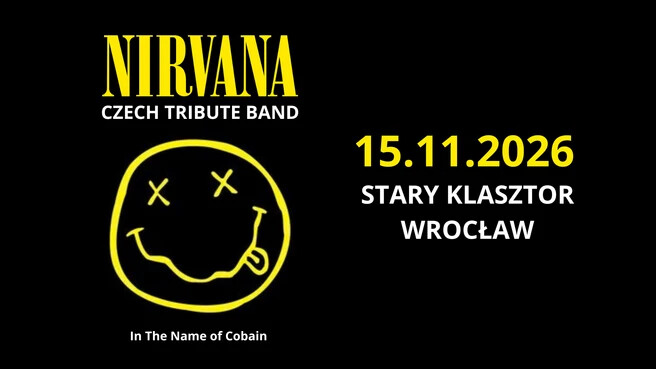 Nirvana Czech Tribute Band – In The Name Of Cobain, plakat wydarzenia