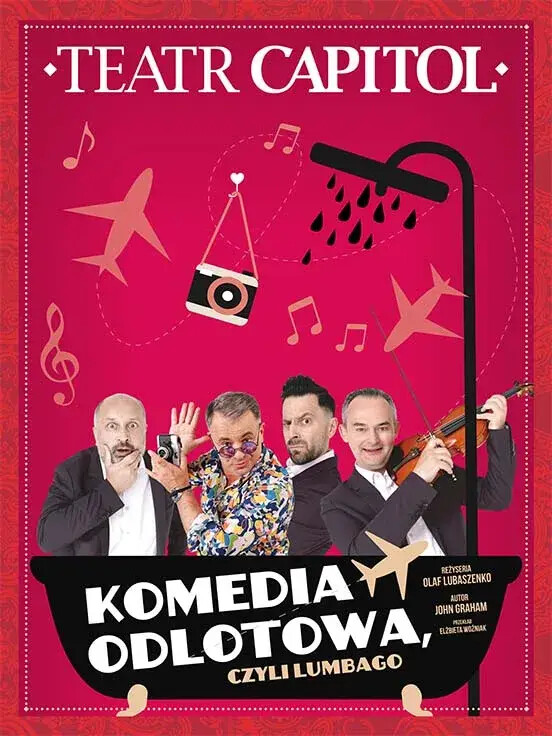 Komedia odlotowa, czyli lumbago, plakat wydarzenia