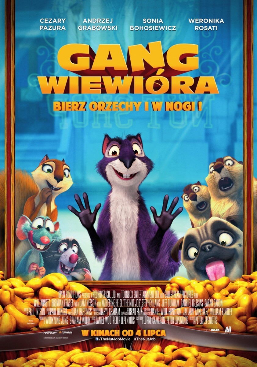 Gang wiewióra., plakat wydarzenia