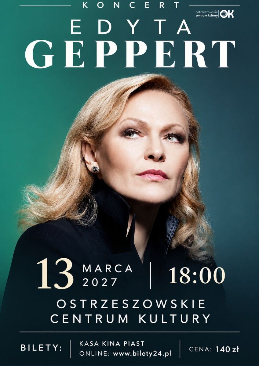 EDYTA GEPPERT, plakat wydarzenia
