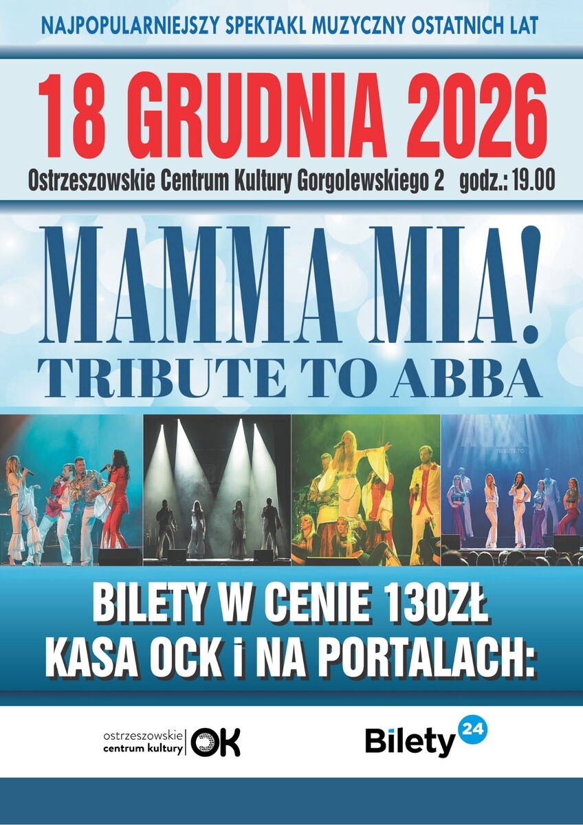 MAMMA MIA | Tribute to ABBA, plakat wydarzenia