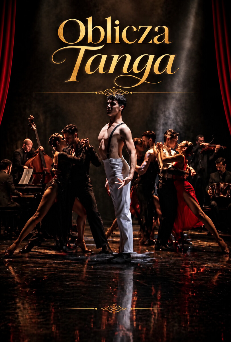 „Oblicza Tanga” – balet pełen namiętności, plakat wydarzenia