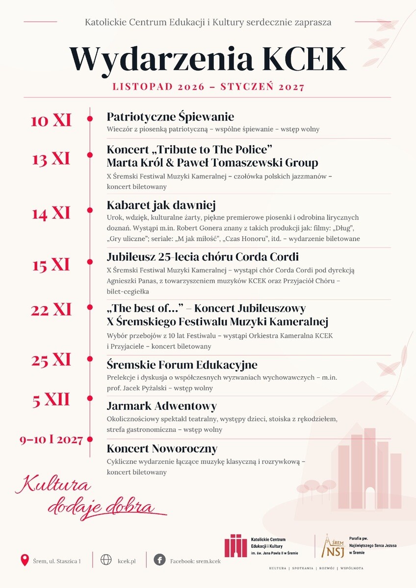 Kabaret jak dawniej, plakat wydarzenia